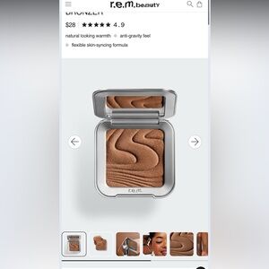 Rem Beauty Satin Matte Bronzer in Blazed. Unused and unopened!
